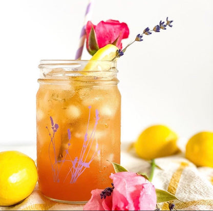 Lavender Art Mason Jar
