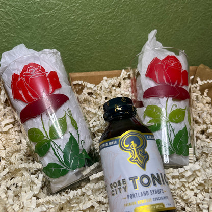 Vintage Rose City Bar Box
